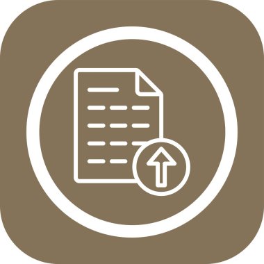 Vektör belgesi Simge illüstrasyonu