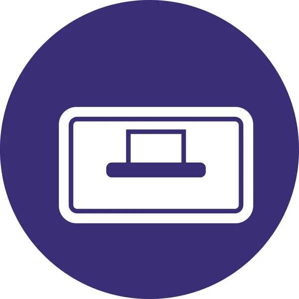 Makyaj Temizleme Web simgesi, vektör illüstrasyonu