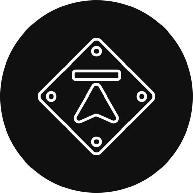 vektör pusula resimlemesi