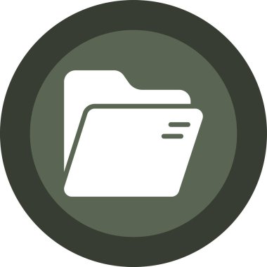 Dosya. Web simgesi basit illüstrasyon