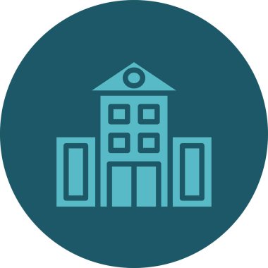 Bina. Web simgesi basit tasarım