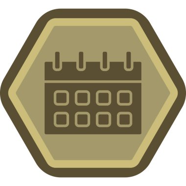 Tek bir simgenin vektör illüstrasyonu