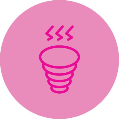 Ampul simgesinin vektör illüstrasyonu