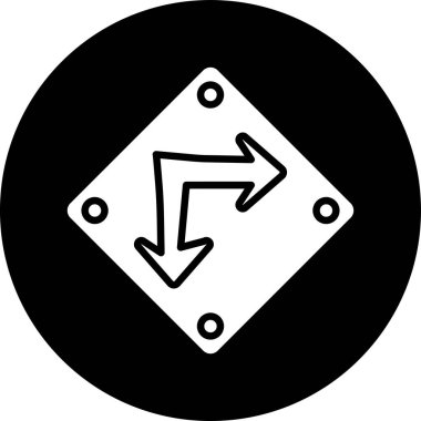 ok simgesinin vektör illüstrasyonu