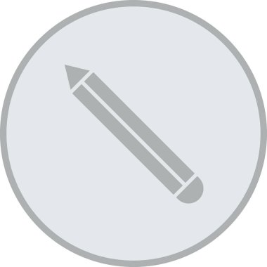 Kalem simgesi, vektör illüstrasyonu