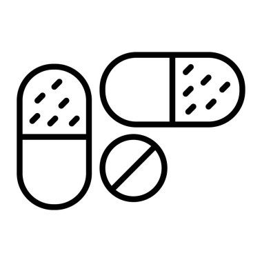 İlacın vektör illüstrasyonu