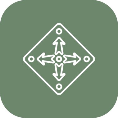 Ok simgesini, vektör illüstrasyonunu genişlet