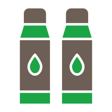 Süt vektör ikonu tasarımı, yiyecek ve içecek şişesi, simge.