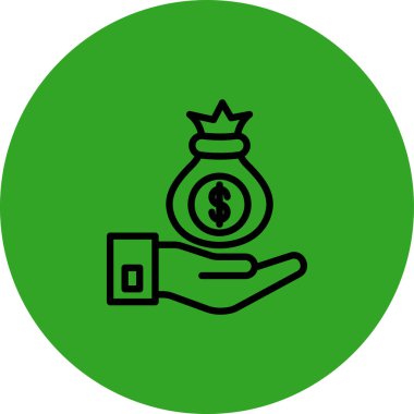 para simgesi vektör illüstrasyonu