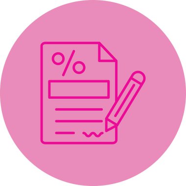 Modern simgenin vektör illüstrasyonu