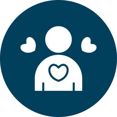 İnsan simgesinin vektör illüstrasyonu