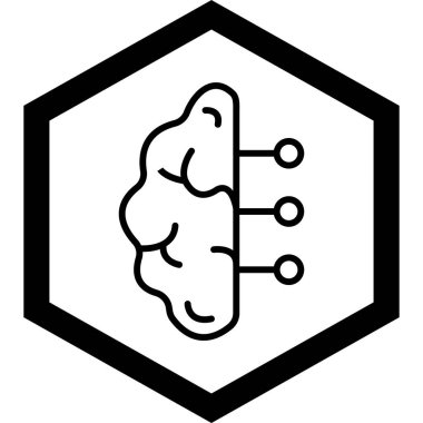 Modern bir simgenin vektör illüstrasyonu