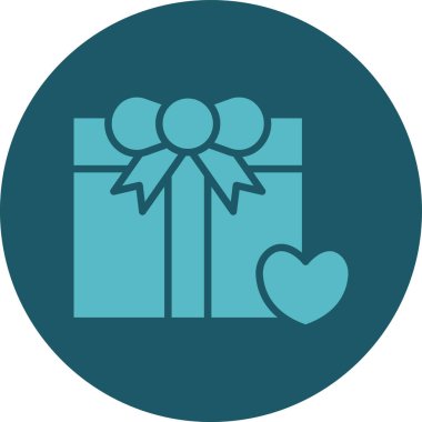 hediye simgesi vektör illüstrasyonu