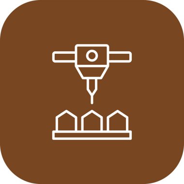 Modern çiftlik simgesinin vektör illüstrasyonu