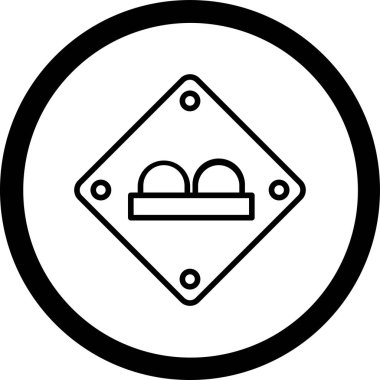 Gıda simgesinin vektör illüstrasyonu