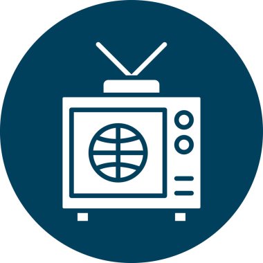 tv simge vektör çizim