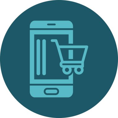 Vektör Mobil simge illüstrasyonu