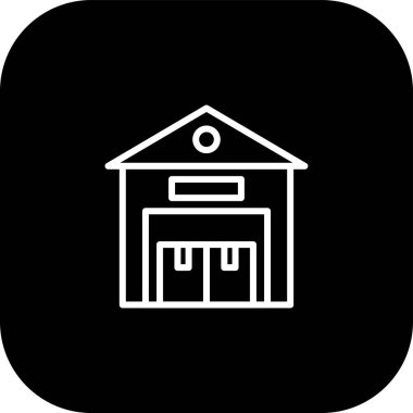 Yapı simgesinin vektör illüstrasyonu