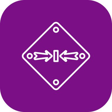 Ok. Web simgesi basit illüstrasyon