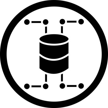 Veri. Web simgesi basit tasarım