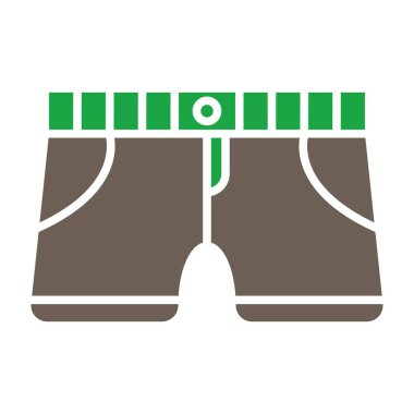 pantolon simgesi, vektör biçimi çizim tasarımı