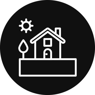 Emlak simgesi, illüstrasyon