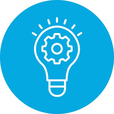 Ampul Simgesi, Vektör illüstrasyonu