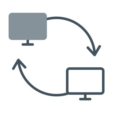 Web ve mobil uygulaması tasarım, ağ logo kavramı için beyaz arka plan üzerinde izole ağ simge vektör