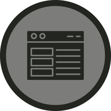 Seo simgesinin vektör illüstrasyonu