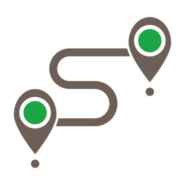 konum belirleyici simgesi, vektör illüstrasyonu