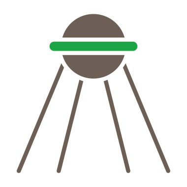 uydu anten simgesi, düz vektör biçimi