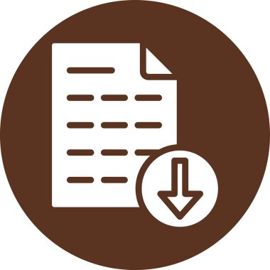 belge simgesi vektör illüstrasyonu