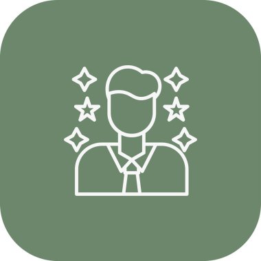 soyut olarak izole edilmiş avatar simgesi