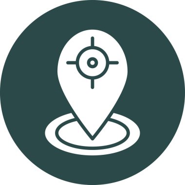 gps konum simgesi - taslak biçimi