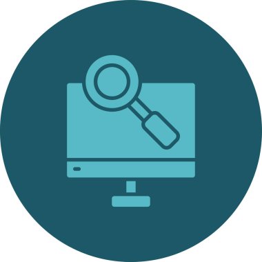 Arama simgesi vektör illüstrasyonu