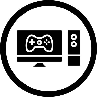 oyun simgesi vektör çizimi