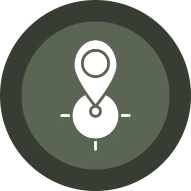 Seo ve simgenin vektör illüstrasyonu