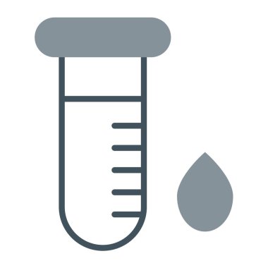 laboratuvar test tübü simgesi