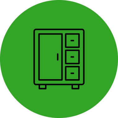 Eşsiz mobilya vektör simgesi