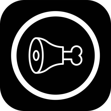 Bir hoparlör simgesinin vektör çizimi