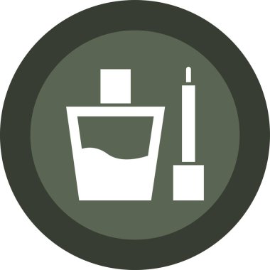 Bir fincan simgesinin vektör illüstrasyonu