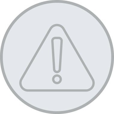 uyarı simgesi vektör illüstrasyonu