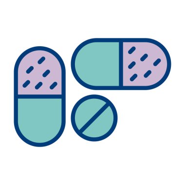 hap ikonu vektör illüstrasyonu