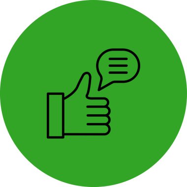 başparmak vektör illüstrasyonu