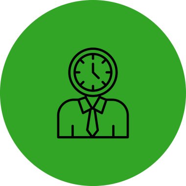 İş ve modern simgenin vektör illüstrasyonu