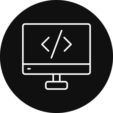 dizüstü bilgisayar web simgesi basit tasarım