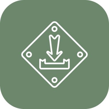 ok simgesi vektör illüstrasyonu