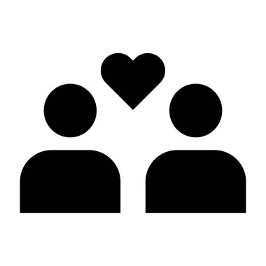 çift simge vektör illüstrasyonu