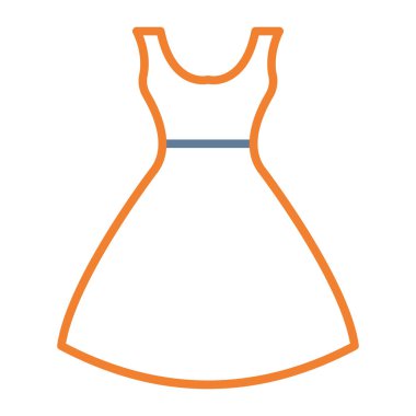 Elbise. Web simgesi basit illüstrasyon