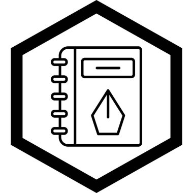 Bir güç simgesinin vektör illüstrasyonu